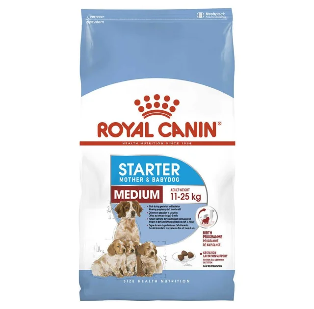 Сухий корм Royal Canin Medium Starter для годуючих собак середніх порід, 12 кг
