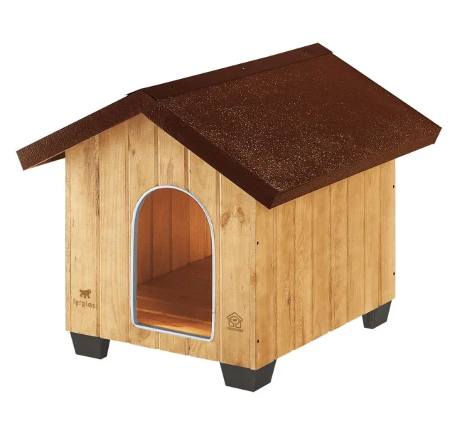 Дерев'яна будка Ferplast Domus Medium для собак, 73x85x67,5 см