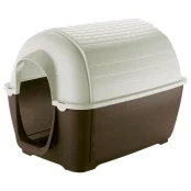 Пластиковая будка Ferplast Kenny 07 Plastic Kennel для собак в форме иглу, 80x111,6x80 см