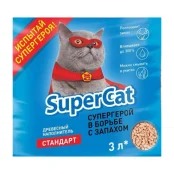 Наполнитель для туалета Super Cat Стандарт 1 кг, синий