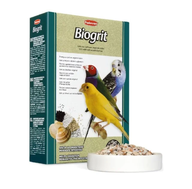 Подкормка Padovan Biogrit для декоративных птиц, 700 г