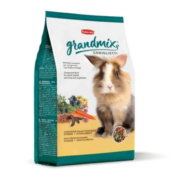 Корм Padovan GrandMix Coniglietti для кроликов, 3 кг