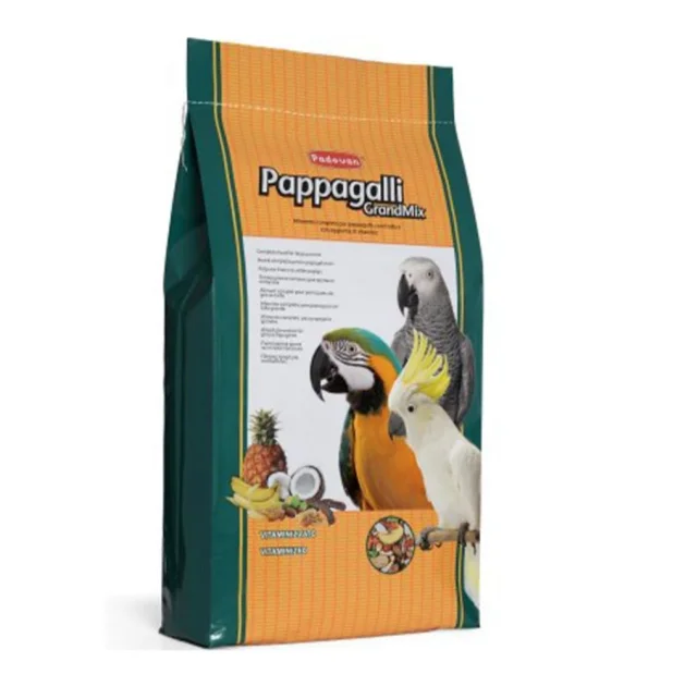 Повседневный корм Padovan GrandMix Pappagalli для крупных попугаев, 12.5 кг