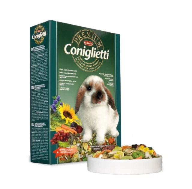 Корм Padovan Premium Coniglietti для кроликов, 500 г