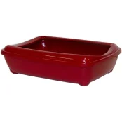 Туалет Moderna Arist-O-Tray Jumbo с бортиком для кошек, красный, 57×43×16.3 см