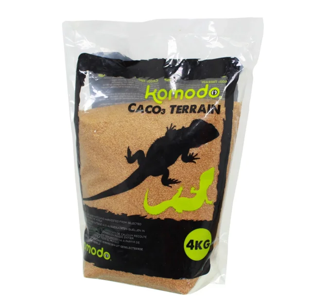 Харчовий пісок для рептилій Komodo CaCo3 Sand Caramel, 4 кг
