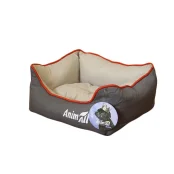 Лежак AnimAll Nena S для собак, сірий, 45×35×16 см Лежак AnimAll Nena S для собак, сірий, 45×35×16 см