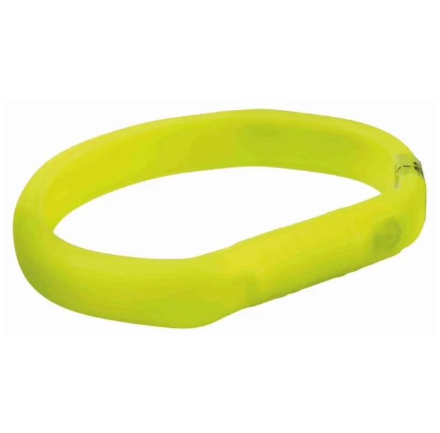 Ошейник светящийся Trixie USB для собак, 70 см, 18 мм, зеленый