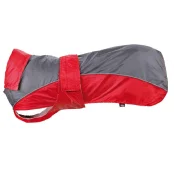 Попона-дождевик Trixie - Lorient для собак, 30 см, красно-серый