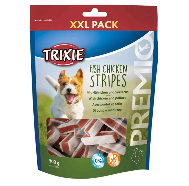 Їстівні палички Trixie - Fish Chicken Stripes курка з рибою, для собак, 300 г
