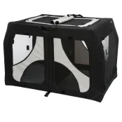 Переноска Trixie Vario для собак,  двойная, чёрно-серый, 91×60×61 см