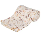 Покрывало Trixie Lingo для собак, флис, бело-бежевый, 150×100 см