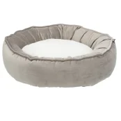 Лежак Trixie Livia для собак, з двосторонньою подушкою, сіро-білий, 50 см