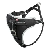 Шлея в авто Trixie Dog Protect для собак чёрный, 20 мм, 50-65 см