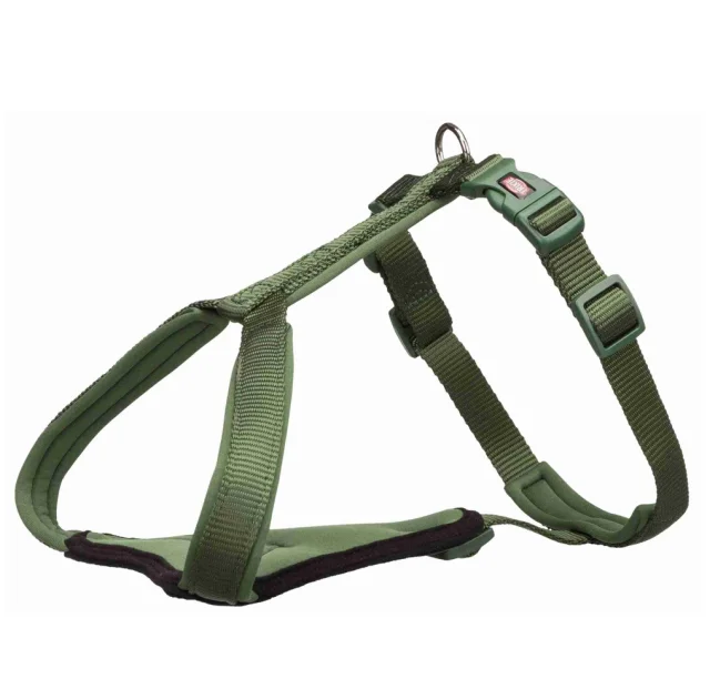 Шлея Trixie Premium Y-Harness для собак, 42-50 см, 15 мм, размер S, лесной