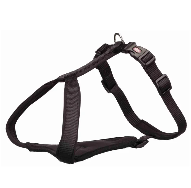 Шлея Trixie Premium Y-Harness для собак, 55-70 см, 20 мм, размер M, черный