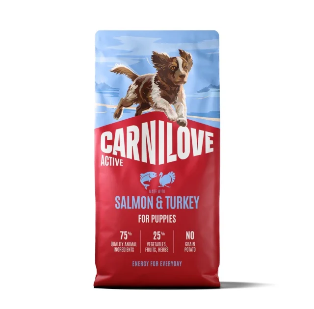 Сухий корм Carnilove Puppy Salmon & Turkey, для цуценят, з лососем та індичкою, 12 кг