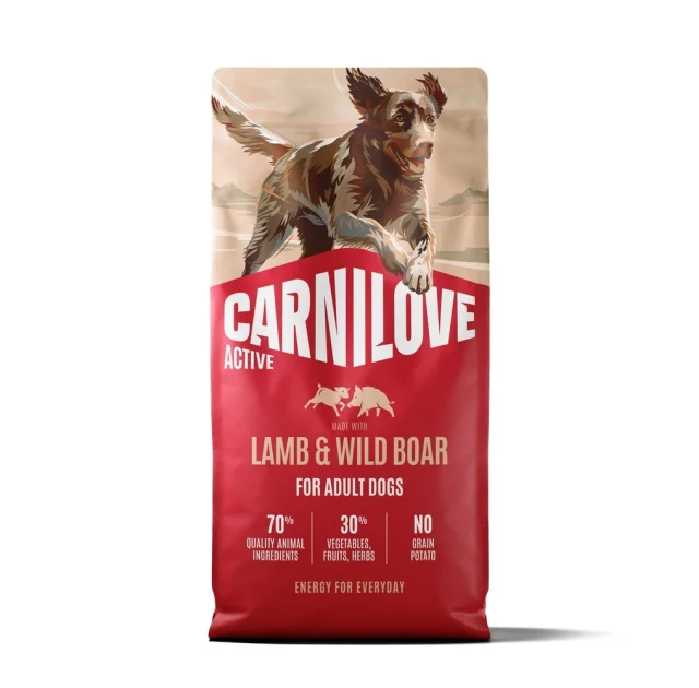 Сухой корм Carnilove Adult Lamb & Wild Boar, для собак, 12 кг