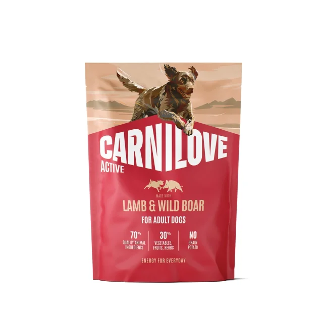 Сухой корм Carnilove Adult Lamb & Wild Boar, для собак, 1.5 кг
