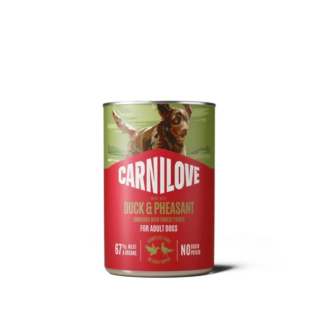 Консерва Carnilove Dog, для собак, з качкою і фазаном, 400 г