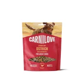 Ласощі Carnilove Dog Crunchy Snack, для собак, страус, ожина, 200 г