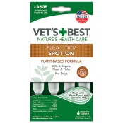 Краплі VET`S BEST Flea&Tick Drops Large від бліх і кліщів для собак від 18 кг, 4 піпетки