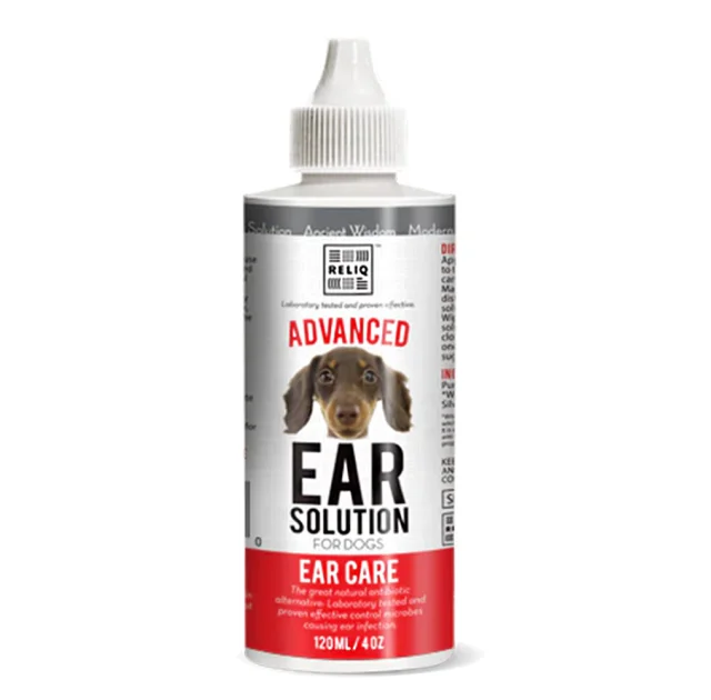 Лосьйон для вух RELIQ Ear Solution, для собак, 120 мл