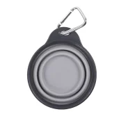 Миска дорожная Dexas Travel Cup складная, с карабином, малая, 240 мл, светло-серая