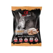 Полувлажное лакомство для собак Alpha Spirit DOG Snacks Turkey , кубики с индейкой, 50 г