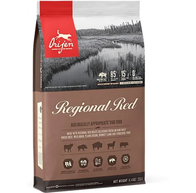 Сухий корм ORIJEN Regional Red Dog для собак всіх порід і стадій життя, 11.4 кг