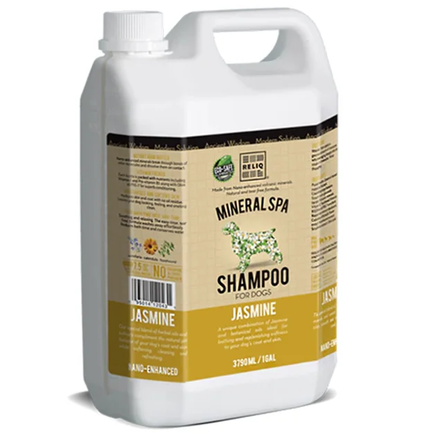 Шампунь RELIQ Mineral Spa Jasmine Shampoo з олією жасмину, для собак, 3.79 л