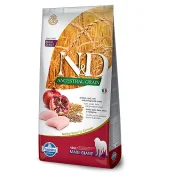 Низькозерновий сухий корм Farmina N&D, для собак гігантських порід, курка з гранатом, 12 кг