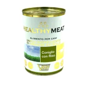 Консерва Healthy Meat монопротеиновая, паштет с крольчатиной и рисом, для собак, 400 г