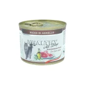 Консерва Healthy All Days монопротеиновая, паштет с ягнятиной, для кошек, 200 г