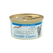 Консерва Healthy Irresistibili Capricci для требовательных кошек, паштет с форелью, 85 г