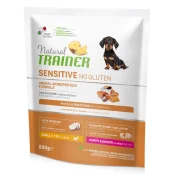Корм Natural Trainer Dog Sensitive Puppy&Junior Mini для щенков мини пород, с лососем, 800 г