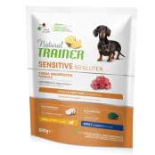Корм Natural Trainer Dog Sensitive для взрослых собак мелких пород, ягнёнок и цельный злаки, 800 г