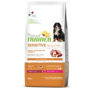 Корм Natural Trainer Dog Sensitive для щенков средних и больших пород, с уткой, 12 кг