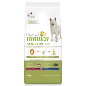 Корм Natural Trainer Dog Sensitive Plus Adult MM для взрослых собак средних и крупных пород, с кроликом, 12 кг