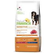 Корм Natural Trainer Dog Sensitive Plus Adult Medium & Maxi для взрослых собак больших и средних пород, с кониной, 12 кг