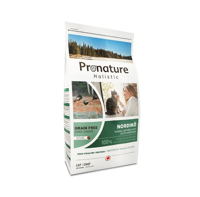 Корм Pronature Holistic Nordikо для котів, беззерновий холістік, індичка з ягодами, 2 кг