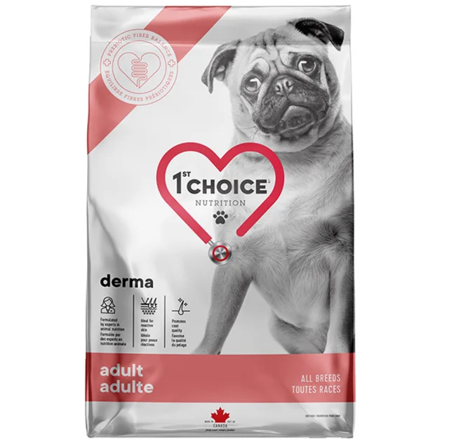 Сухой корм 1st Choice Derma для собак с чувствительной кожей, 12 кг