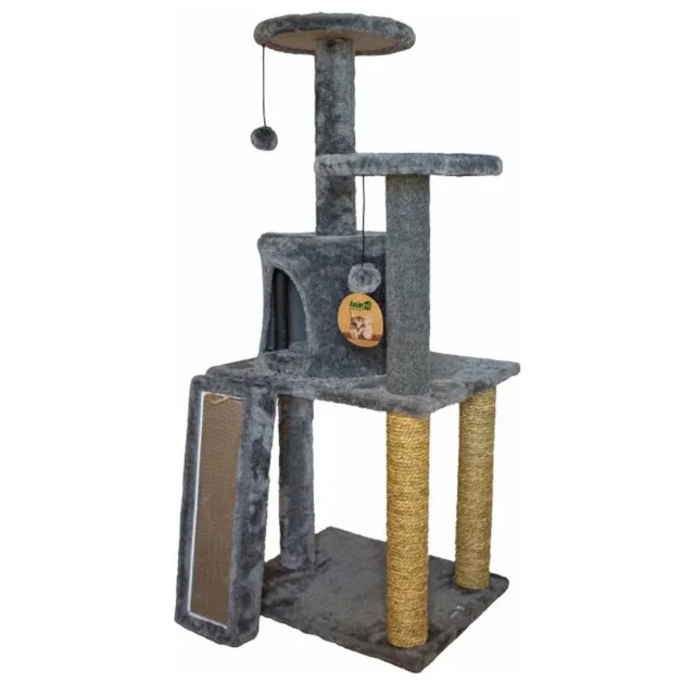 Кігтеточка Animall, Ігровий комплекс для котів, 115 см