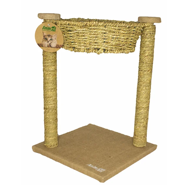 Когтеточка-лежанка AnimAll, плетеная, джут, 45 см