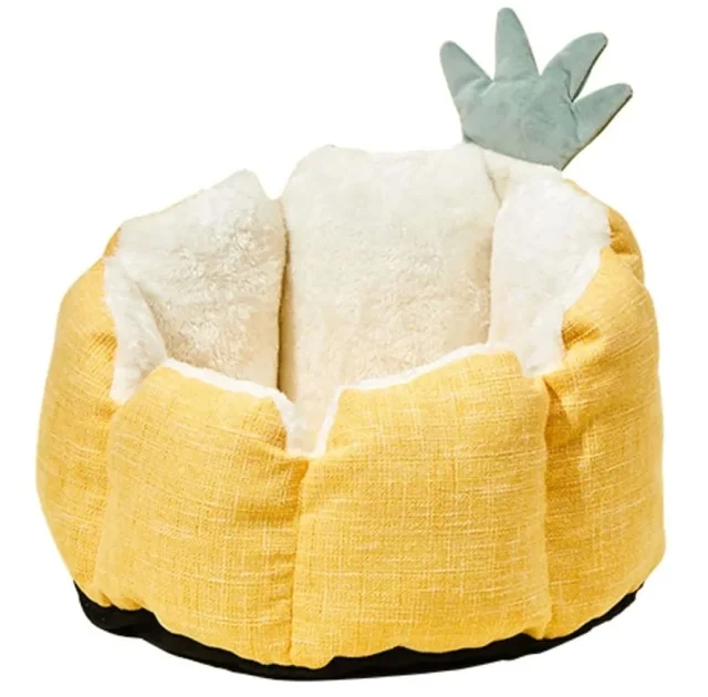 Кровать Petkit Pineapple Bed для кошек, жёлтый, 40×40×25 см