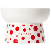 Миска Petkit Polka Dot Bowl керамическая, для собак малых пород и кошек, белая, 120 мл