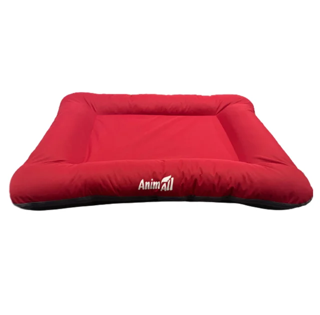 Лежанка AnimAll Super Max M HOT RED для собак і котів, червона, 80×65 см