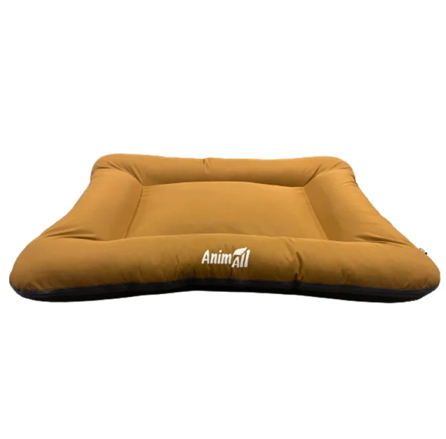 Лежанка AnimAll Super Max M ORANGE для собак і котів, помаранчева, 80×65 см