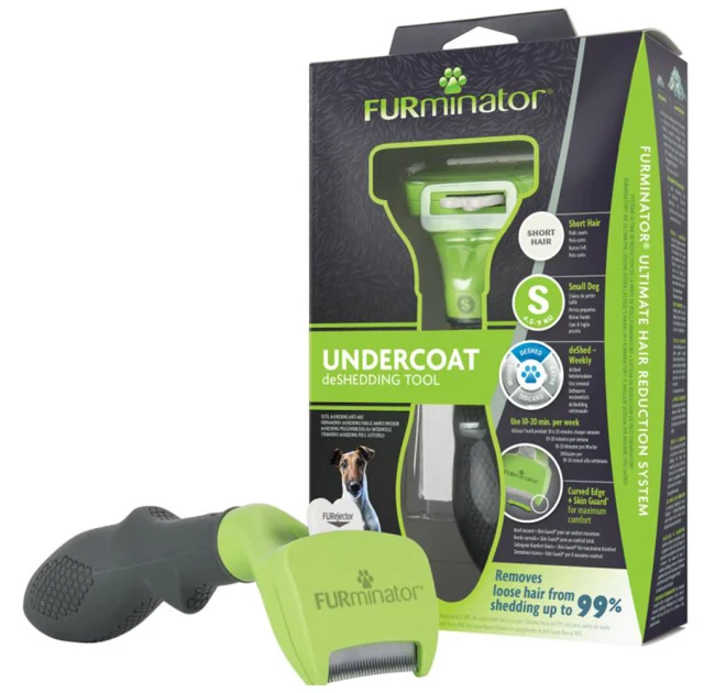 Дешеддер FURminator NEW для собак від 4.5 до 10 кг з короткою шерстю, розмір S