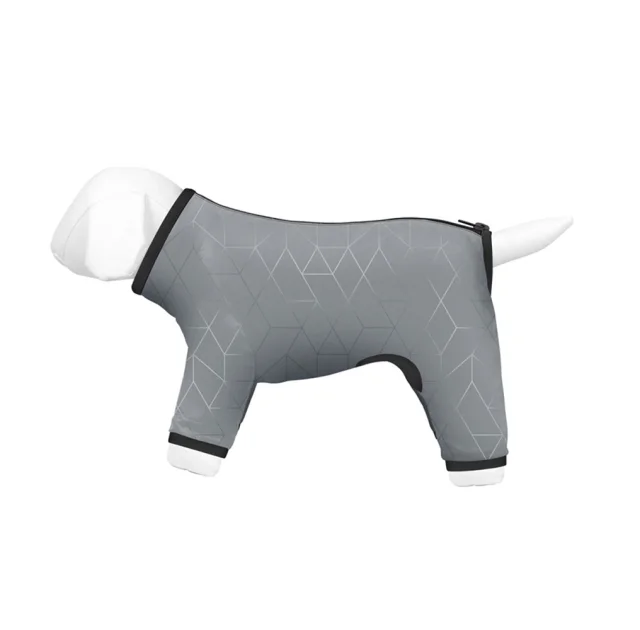 Дождевик Waudog Clothes для собак, светоотражающий, размер M45, 37-40 см/55-60 см